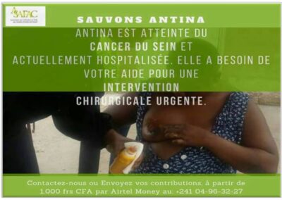 Campagne de mobilisation « Sauvons Antina » 