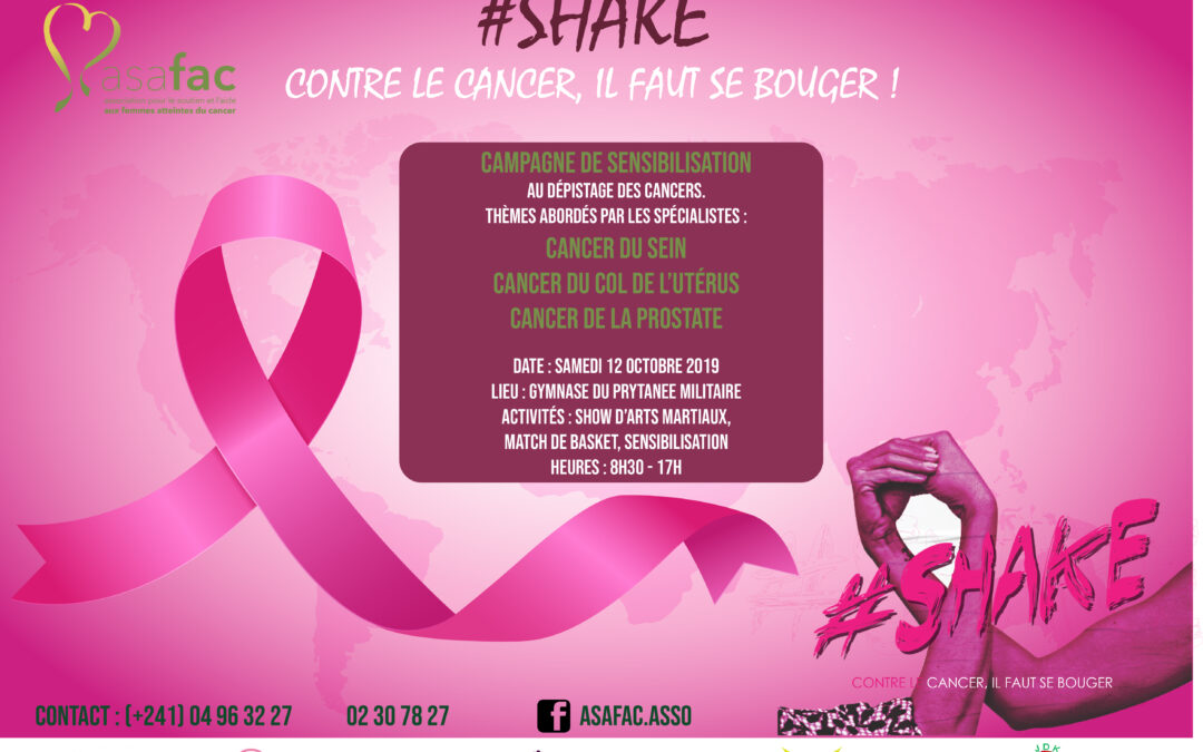 OCTOBRE ROSE #SHAKE Contre le cancer, il faut se bouger